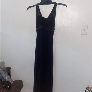 Black Halter Sheath Cocktail Dress
